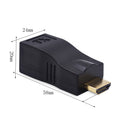 HDMI RJ45 CAT5E CAT6 UTP LAN Ethernet HDMI Extender Repeater 1080P Hard Plastic HDMI To RJ45 Network Cable Extender For HDTV