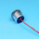 16mm Resetable Flat Head Stainless Steel Push Button Switch