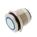 19mm Self-locking Flat Head Stainless Steel Power switch