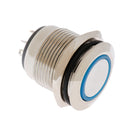 19mm Self-locking Flat Head Stainless Steel Power switch