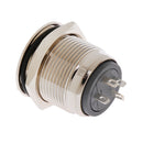 19mm Self-locking Flat Head Stainless Steel Power switch