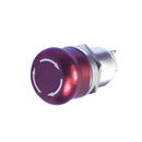 19mm Self-locking Flat Head Stainless Steel Stop Emergency Switch