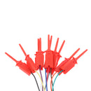 10 Channel Input Test Hook Clip + Jumper Cable For Logic Analyser Nalyser Test