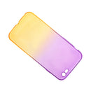Gradient Color Transparent Protective Case Soft TPU Protective Case for Apple iPhone 6 6S?4.7 inch Screen?Purple and Yellow
