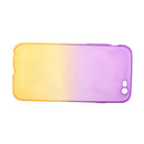 Gradient Color Transparent Protective Case Soft TPU Protective Case for Apple iPhone 6 6S?4.7 inch Screen?Purple and Yellow