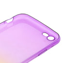 Gradient Color Transparent Protective Case Soft TPU Protective Case for Apple iPhone 6 6S?4.7 inch Screen?Purple and Yellow