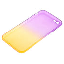 Gradient Color Transparent Protective Case Soft TPU Protective Case for Apple iPhone 6 6S?4.7 inch Screen?Purple and Yellow