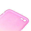 Gradual Colorful Case Gradient Change Color Phone Lightweight Cover Translucent Shock Absorbing Flexible TPU for iPhone 6 6S Plus 5.5 Inch Pink and Yellow