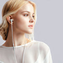 In-Ear Earbuds Headphones with Mic HiFi Stereo Piston Sound Noise Cancelling Compatible with Almost all Phones with 3.5mm Interface Metal Silver