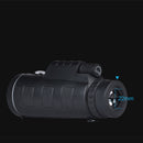 35x50 Focus On Monocular Telescope Waterproof Wide View Compact Wide-angle Magnifier Telescope with Compass for Hunting Bird Watching
