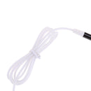 Metal In-Ear Night Luminous Earphone Universal Wired Earbud with Line Control Built-in Microphone Fits All 3.5mm Plug Mobile Phone Black
