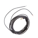 3.5mm Right Jack Earphone Audio Cable Repair Replacement Wire Line DIY Black
