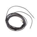 3.5mm Right Jack Earphone Audio Cable Repair Replacement Wire Line DIY Black