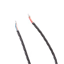 3.5mm Right Jack Earphone Audio Cable Repair Replacement Wire Line DIY Black