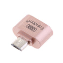 Micro USB 2.0 OTG Adapter, Micro B Male to USB A Female On The Go Converter for Samusung S6 Edge S4 S3 Android or Windows Smart Phones Tablets with On The Go Function Rose Gold