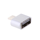 Micro USB 2.0 OTG Adapter, Micro B Male to USB A Female On The Go Converter for Samusung S6 Edge S4 S3 Android or Windows Smart Phones Tablets with On The Go Function Silver