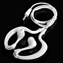 3.5mm Earhook Waterproof Sports/Running/Outdoors Headset Headphones in-ear Earphones Earbuds for iPhone Samsung iPod MP3 MP4, and other 3.5mm Jack Devices White