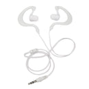 3.5mm Earhook Waterproof Sports/Running/Outdoors Headset Headphones in-ear Earphones Earbuds for iPhone Samsung iPod MP3 MP4, and other 3.5mm Jack Devices White