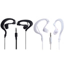 3.5mm Earhook Waterproof Sports/Running/Outdoors Headset Headphones in-ear Earphones Earbuds for iPhone Samsung iPod MP3 MP4, and other 3.5mm Jack Devices Black