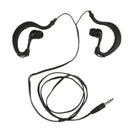 3.5mm Earhook Waterproof Sports/Running/Outdoors Headset Headphones in-ear Earphones Earbuds for iPhone Samsung iPod MP3 MP4, and other 3.5mm Jack Devices Black