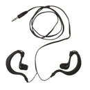3.5mm Earhook Waterproof Sports/Running/Outdoors Headset Headphones in-ear Earphones Earbuds for iPhone Samsung iPod MP3 MP4, and other 3.5mm Jack Devices Black