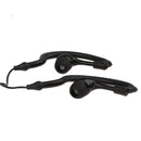 3.5mm Earhook Waterproof Sports/Running/Outdoors Headset Headphones in-ear Earphones Earbuds for iPhone Samsung iPod MP3 MP4, and other 3.5mm Jack Devices Black