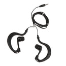 3.5mm Earhook Waterproof Sports/Running/Outdoors Headset Headphones in-ear Earphones Earbuds for iPhone Samsung iPod MP3 MP4, and other 3.5mm Jack Devices Black