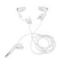 3.5mm In-Ear Sport Waterproof Swimming Diving Swivel Clip Earbud Earphone Headset Stereo Headphones Kit For MP3 MP4 iPod Player White