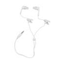3.5mm Jack Water Sports In Ear Swimming Driving Swivel Clip Waterproof Earphone Headphone for iPhone FM MP3 MP4 MP3 Player White