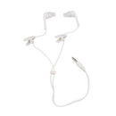 3.5mm Jack Water Sports In Ear Swimming Driving Swivel Clip Waterproof Earphone Headphone for iPhone FM MP3 MP4 MP3 Player White