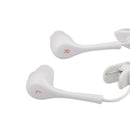 3.5mm Jack Water Sports In Ear Swimming Driving Swivel Clip Waterproof Earphone Headphone for iPhone FM MP3 MP4 MP3 Player White