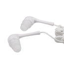 3.5mm Jack Water Sports In Ear Swimming Driving Swivel Clip Waterproof Earphone Headphone for iPhone FM MP3 MP4 MP3 Player White