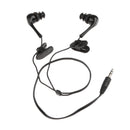 IPX8 Waterproof 3.5mm Audio Stereo Wired In-ear Earbud Earphone Headset for Outdoor Sports Black