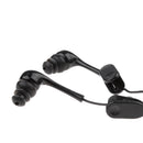 IPX8 Waterproof 3.5mm Audio Stereo Wired In-ear Earbud Earphone Headset for Outdoor Sports Black