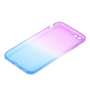 Gradient Color Transparent Protective Case Soft TPU Protective Case for Apple iPhone 6 6S?4.7 inch Screen) Purple and Blue