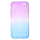 Gradient Color Transparent Protective Case Soft TPU Protective Case for Apple iPhone 6 6S?4.7 inch Screen) Purple and Blue