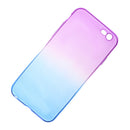 Gradient Color Transparent Protective Case Soft TPU Protective Case for Apple iPhone 6 6S?4.7 inch Screen) Purple and Blue
