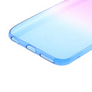 Gradient Color Transparent Protective Case Soft TPU Protective Case for Apple iPhone 6 6S?4.7 inch Screen) Purple and Blue