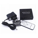 SPDIF | TOSLINK Digital Optical Audio Switcher 3x1 with Remote Control | Three Inputs to One Output EU Standard