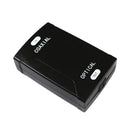 Coaxial RCA Audio Signal To Optical SPDIF Toslink Digital Audio Signal Converter Adapter Box & DC 9V 600mA Charger EU Plug