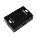 Coaxial RCA Audio Signal To Optical SPDIF Toslink Digital Audio Signal Converter Adapter Box & DC 9V 600mA Charger EU Plug
