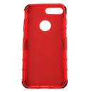 Dual Layer Defender Shockproof Drop Proof High Impact Hybrid Armor Silicone Rugged Case for iPhone 7 plus with Kickstand Red