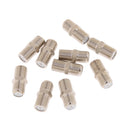 10X RG6 RG59 F Type Copper Female to Female Barrel Coaxial Coax Coupler