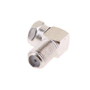 5X 90 Degree Right Angle Gold F RG6 RG59 Coaxial Coax Connector Adapter
