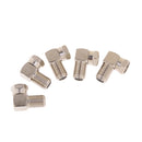 5X 90 Degree Right Angle Gold F RG6 RG59 Coaxial Coax Connector Adapter