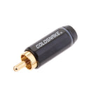 Pack of 2 3.5mm Mono Female to RCA Male Jack Plug Audio Adapter Cable Audio Converter