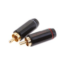 Pack of 2 3.5mm Mono Female to RCA Male Jack Plug Audio Adapter Cable Audio Converter