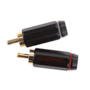 Pack of 2 3.5mm Mono Female to RCA Male Jack Plug Audio Adapter Cable Audio Converter
