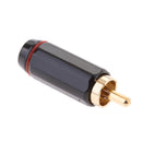 Pack of 2 3.5mm Mono Female to RCA Male Jack Plug Audio Adapter Cable Audio Converter