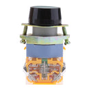 LA39-11BN Green Momentary Self-Reset Flat Push Button Switch DPST 1 NO 1 NC 22mm